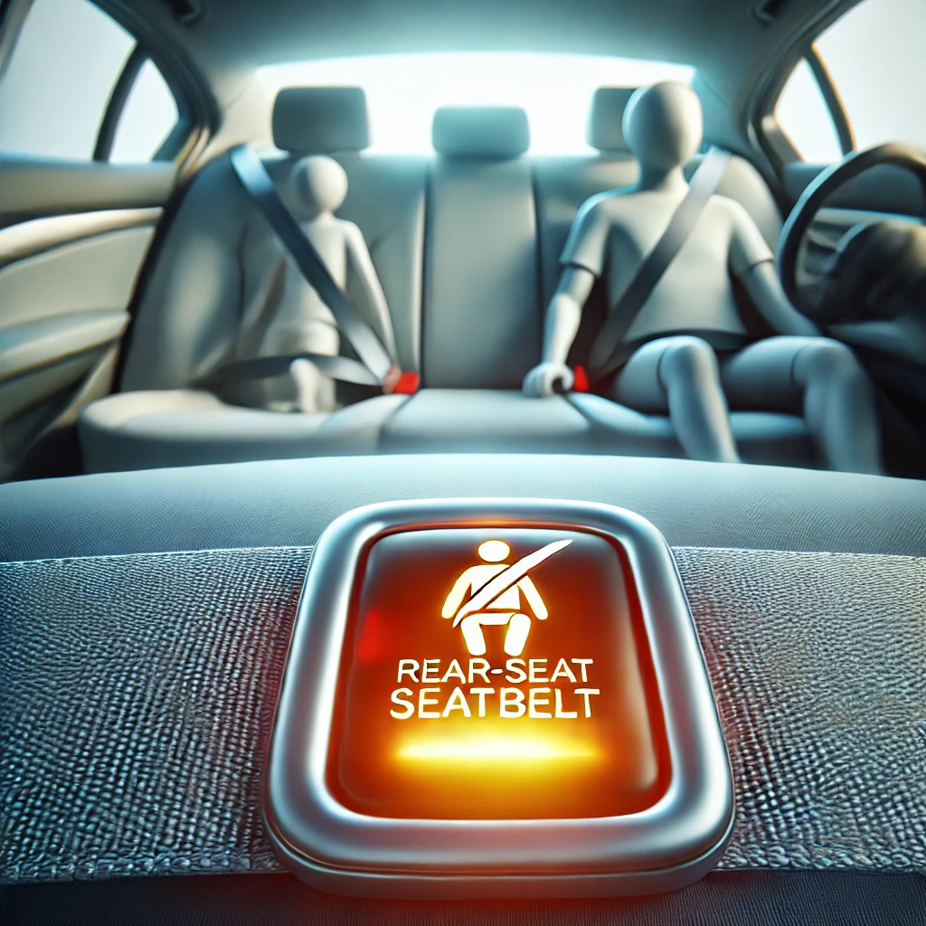 New Seat Belt Safety Rule: Rear Seat Warnings Become Mandatory