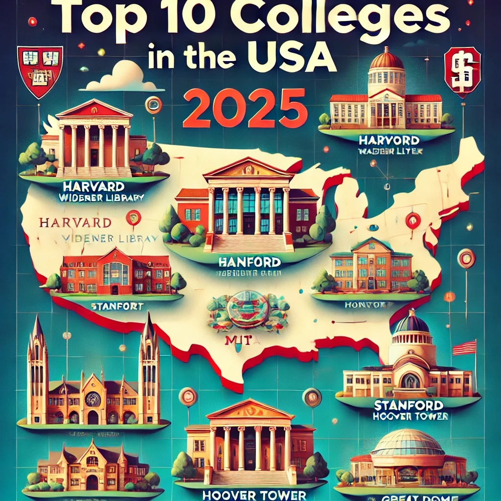 Top 10 Colleges in the USA 2025 Top 10 Colleges in the USA 2025